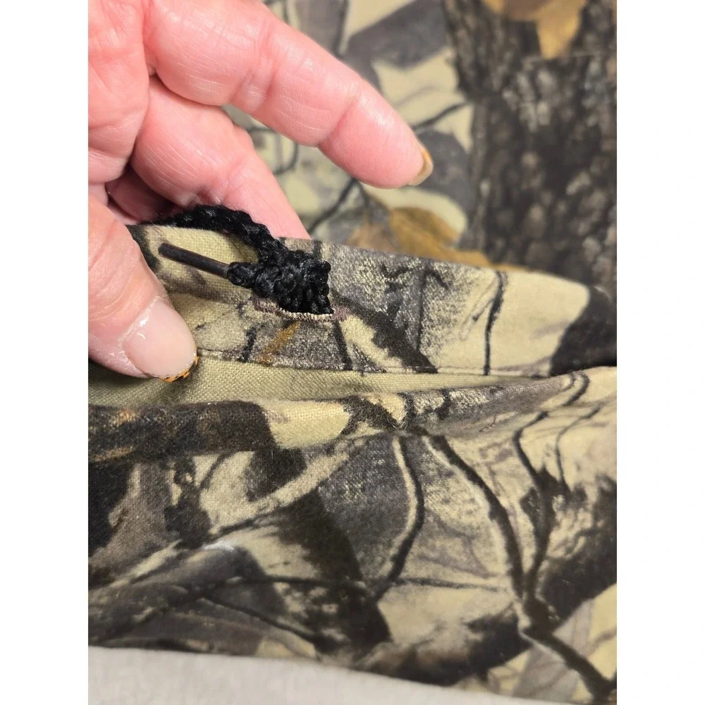 10x Realtree Hardwoods Camo Bib Overalls Mens 42 Regular Hunting Cotton